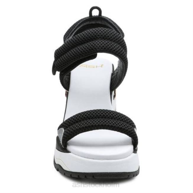 se ASH kvinnor cosmos plattformssandal svart silver 8XTP35 sandaler