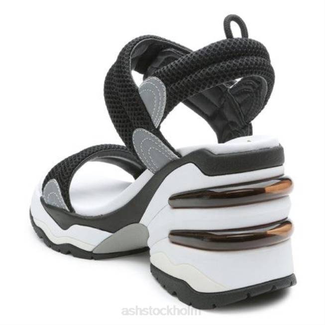 se ASH kvinnor cosmos plattformssandal svart silver 8XTP35 sandaler