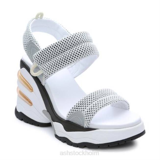 se ASH kvinnor cosmos plattformssandal vit/silver 8XTP34 sandaler