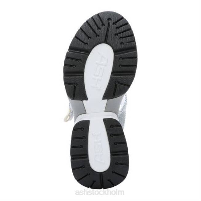 se ASH kvinnor cosmos plattformssandal vit/silver 8XTP34 sandaler
