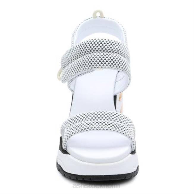 se ASH kvinnor cosmos plattformssandal vit/silver 8XTP34 sandaler
