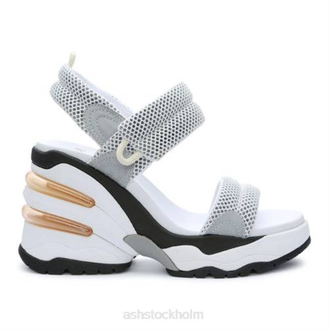 se ASH kvinnor cosmos plattformssandal vit/silver 8XTP34 sandaler