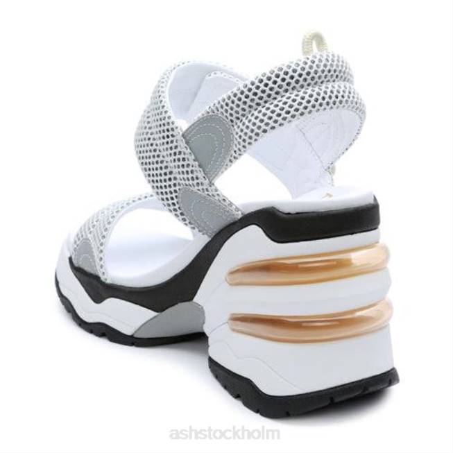 se ASH kvinnor cosmos plattformssandal vit/silver 8XTP34 sandaler