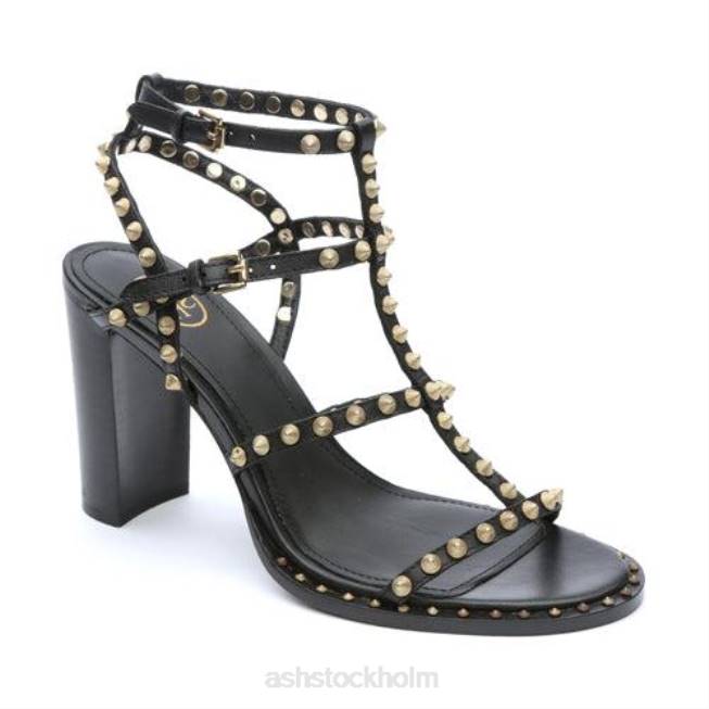 se ASH kvinnor högklackad sandal i kenya svart 8XTP44 sandaler