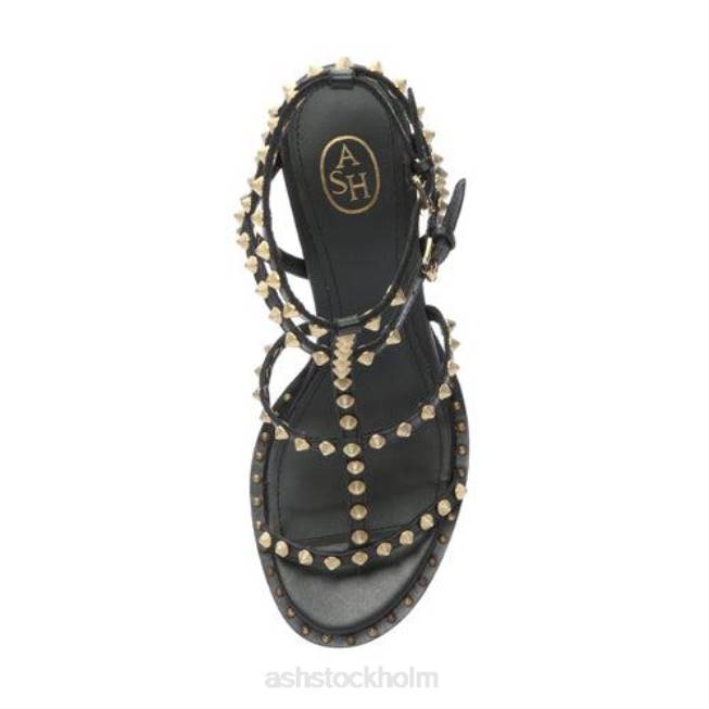 se ASH kvinnor högklackad sandal i kenya svart 8XTP44 sandaler