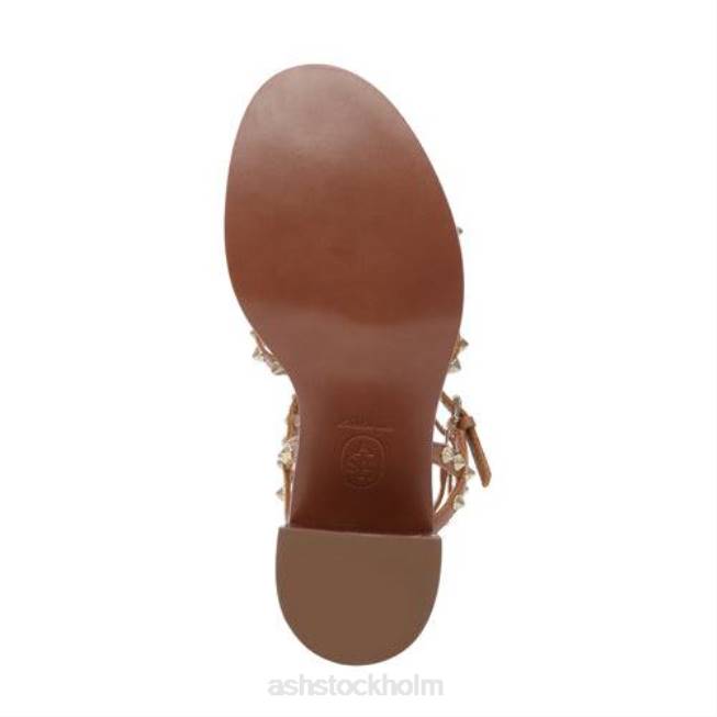 se ASH kvinnor jen-dubbad blockhälsandal ny kanel 8XTP37 sandaler