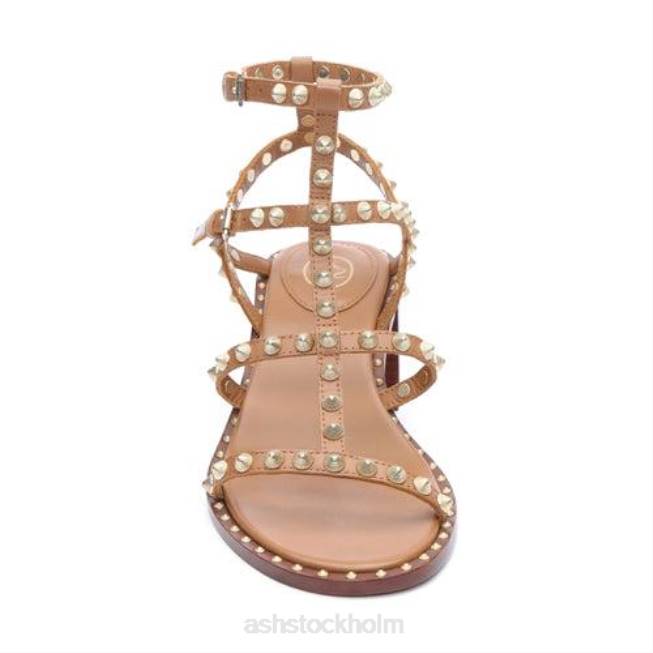 se ASH kvinnor jen-dubbad blockhälsandal ny kanel 8XTP37 sandaler