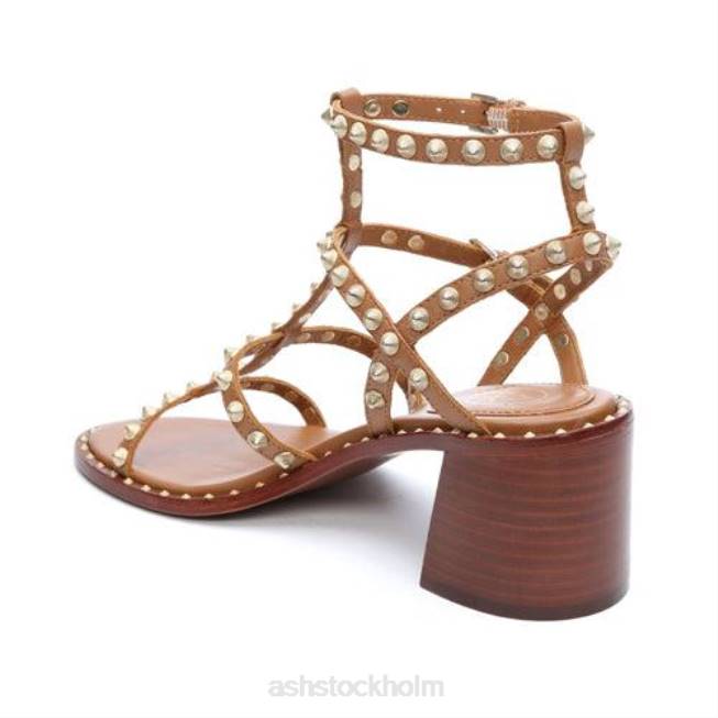 se ASH kvinnor jen-dubbad blockhälsandal ny kanel 8XTP37 sandaler