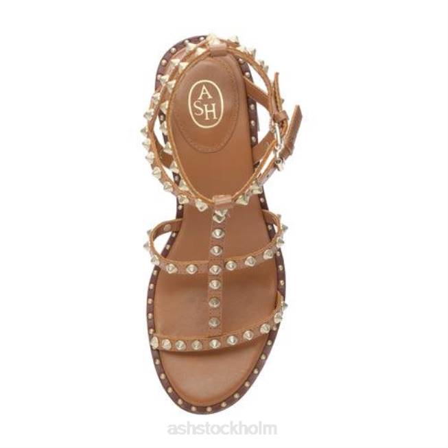 se ASH kvinnor jen-dubbad blockhälsandal ny kanel 8XTP37 sandaler