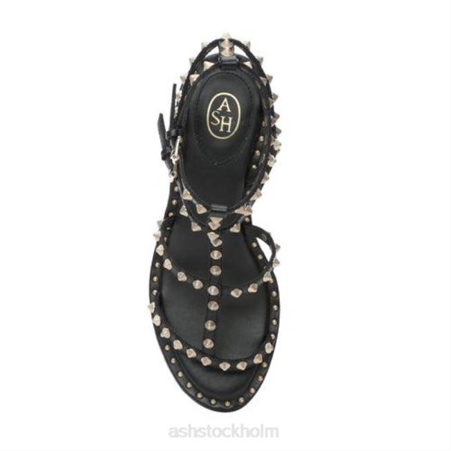 se ASH kvinnor jen-dubbad blockhälsandal svart 8XTP36 sandaler