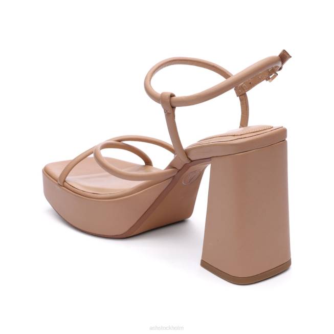 se ASH kvinnor wanda bis sandal med strappy plattformsklänning hud 8XTP47 sandaler