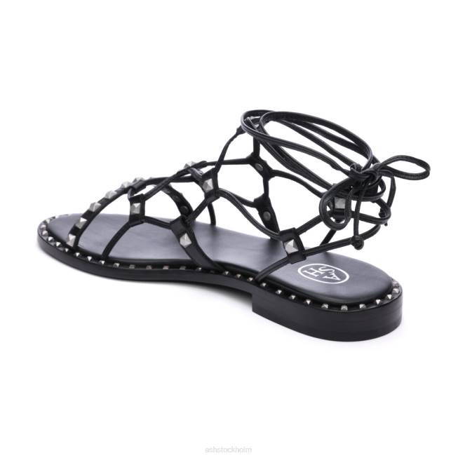 se ASH kvinnor paloma gladiator sandal svart 8XTP82 sandaler