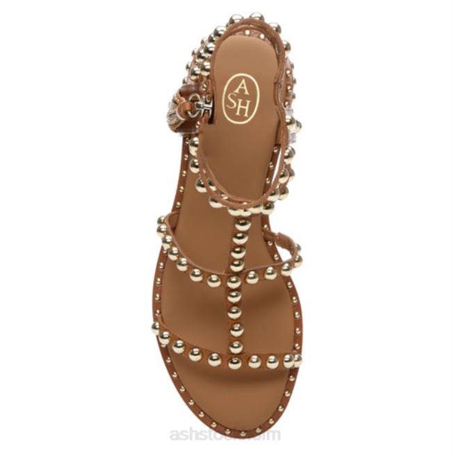 se ASH kvinnor platt sandal med kraftig tofs ny kanel 8XTP68 sandaler