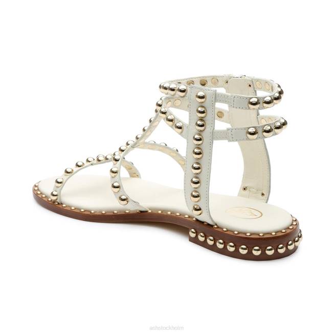 se ASH kvinnor platt sandal med kraftig tofs ren 8XTP69 sandaler