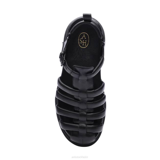 se ASH kvinnor shark lug sula fisherman sandal svart 8XTP61 sandaler