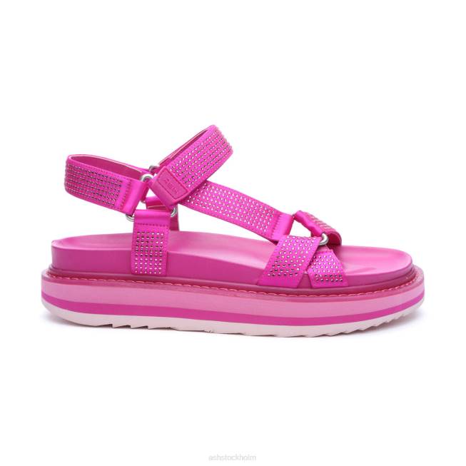 se ASH kvinnor ugo strass fotbäddssandal fuxia 8XTP75 sandaler