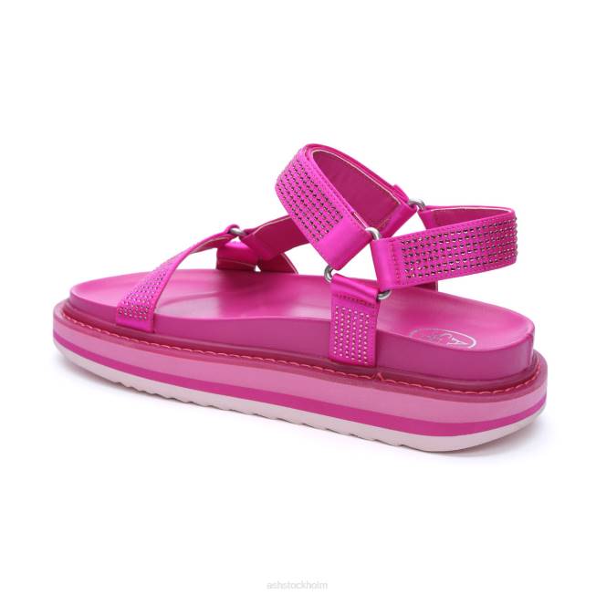 se ASH kvinnor ugo strass fotbäddssandal fuxia 8XTP75 sandaler