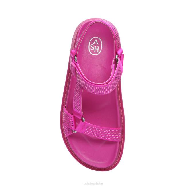 se ASH kvinnor ugo strass fotbäddssandal fuxia 8XTP75 sandaler