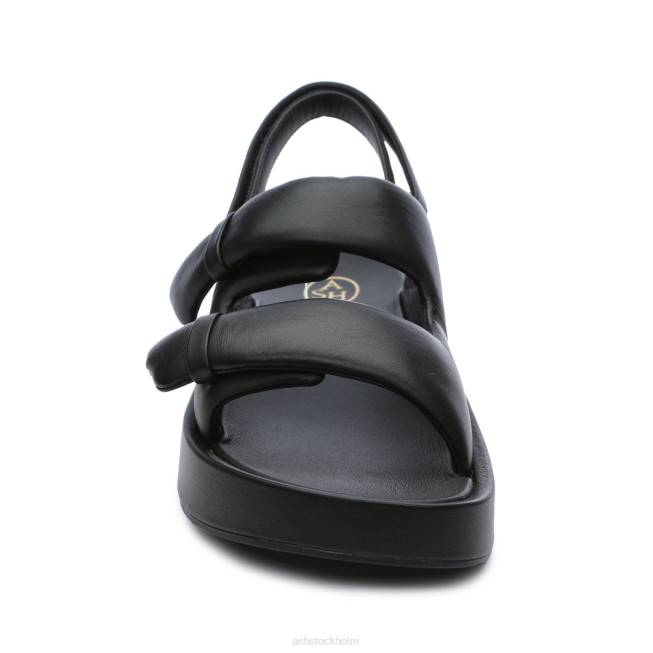 se ASH kvinnor vinci strappy plattformssandal svart 8XTP79 sandaler
