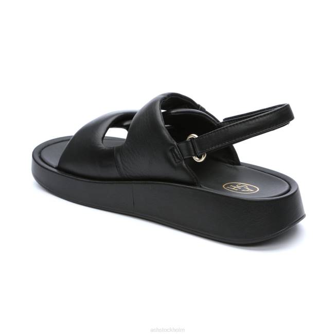 se ASH kvinnor vinci strappy plattformssandal svart 8XTP79 sandaler
