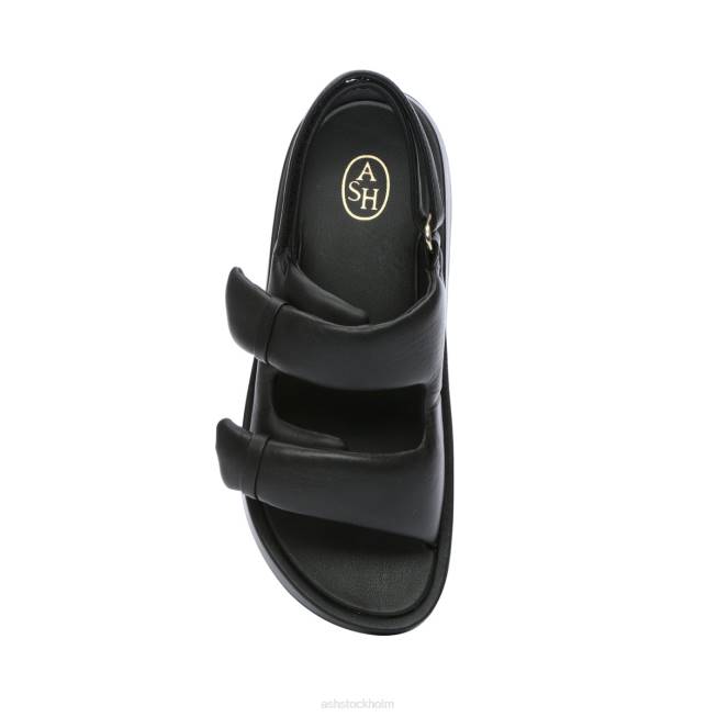 se ASH kvinnor vinci strappy plattformssandal svart 8XTP79 sandaler