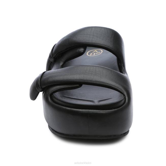 se ASH kvinnor zeta sandal i platt form svart 8XTP39 sandaler