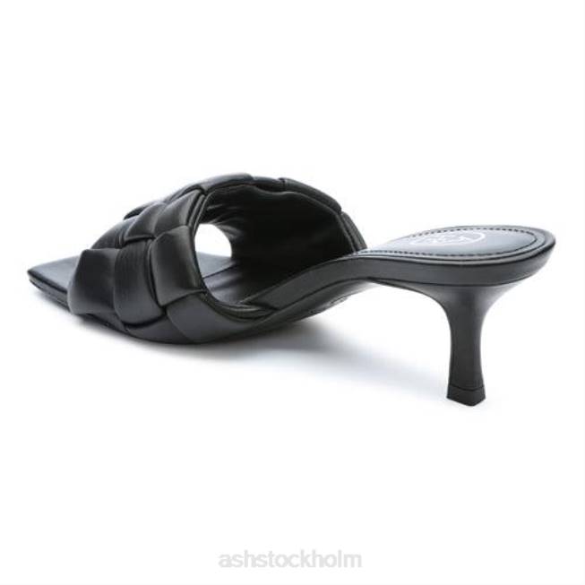 se ASH kvinnor kim vävd kattungasandal svart 8XTP83 sandaler