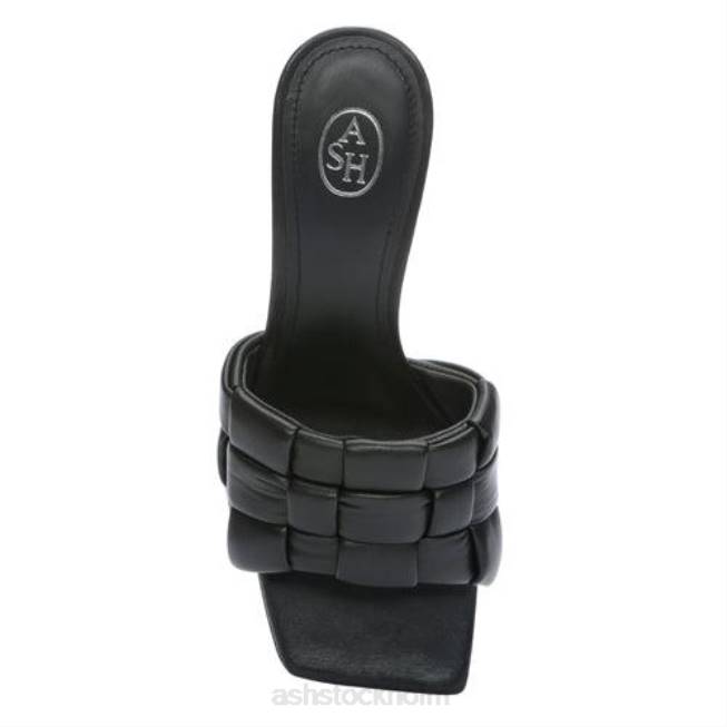 se ASH kvinnor kim vävd kattungasandal svart 8XTP83 sandaler