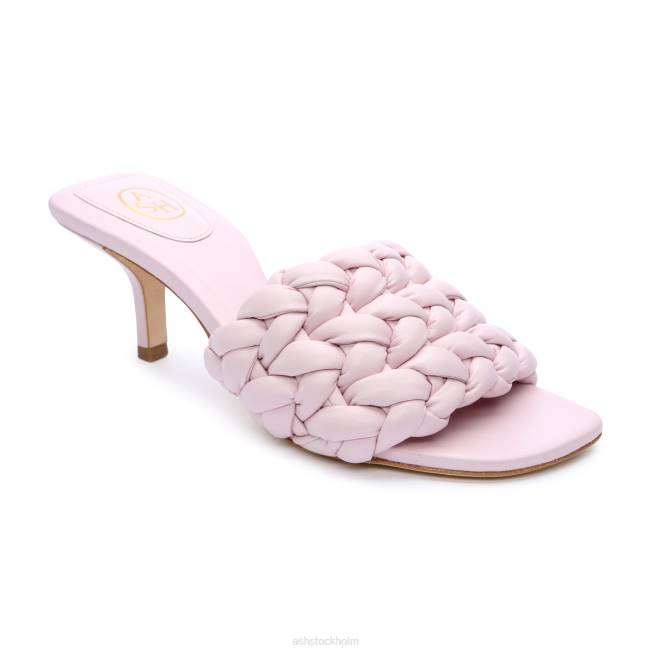 se ASH kvinnor rosor vävd klänning sandal kristallrosa 8XTP64 sandaler