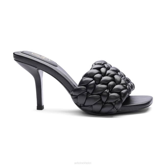se ASH kvinnor serena vävd klänningssandal svart 8XTP77 sandaler