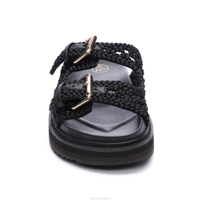 se ASH kvinnor ursula fotbäddssandal svart 8XTP48 sandaler