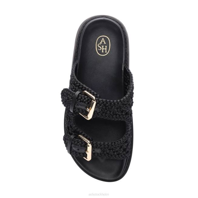 se ASH kvinnor ursula fotbäddssandal svart 8XTP48 sandaler