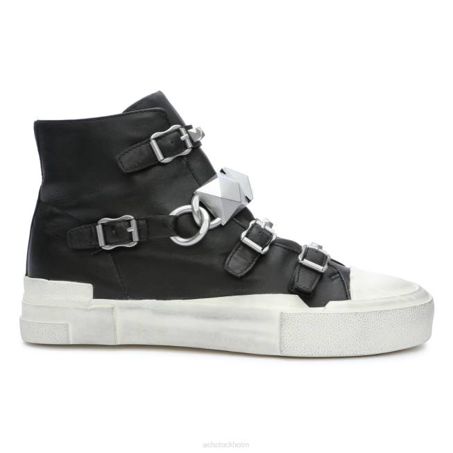 se ASH kvinnor galaxy chain dubbade hög topp sneaker svart silver 8XTP33 sneakers
