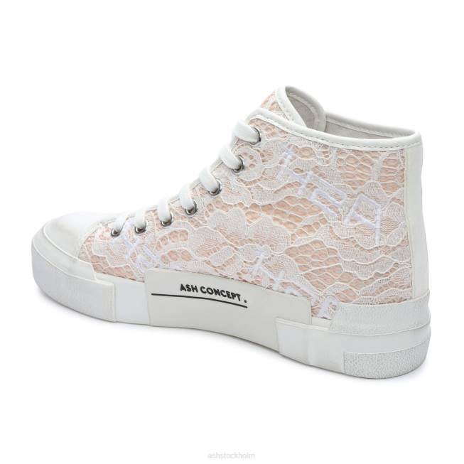 se ASH kvinnor hightop sneaker med hög spets rosasalt 8XTP26 sneakers