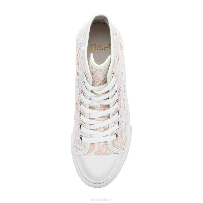 se ASH kvinnor hightop sneaker med hög spets rosasalt 8XTP26 sneakers