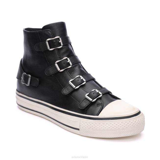 se ASH kvinnor jungfrulig high-top sneaker svart 8XTP7 sneakers