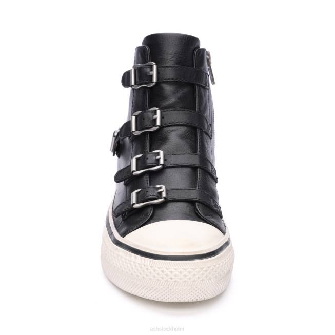 se ASH kvinnor jungfrulig high-top sneaker svart 8XTP7 sneakers