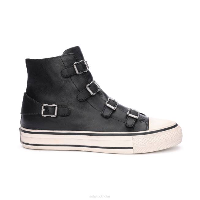 se ASH kvinnor jungfrulig high-top sneaker svart 8XTP7 sneakers