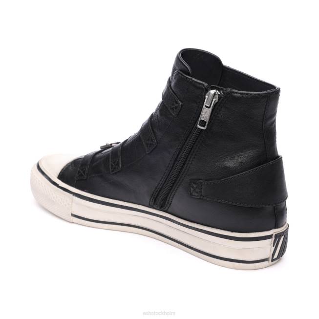 se ASH kvinnor jungfrulig high-top sneaker svart 8XTP7 sneakers
