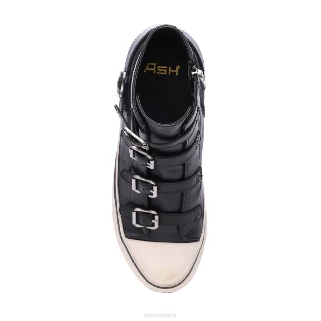 se ASH kvinnor jungfrulig high-top sneaker svart 8XTP7 sneakers