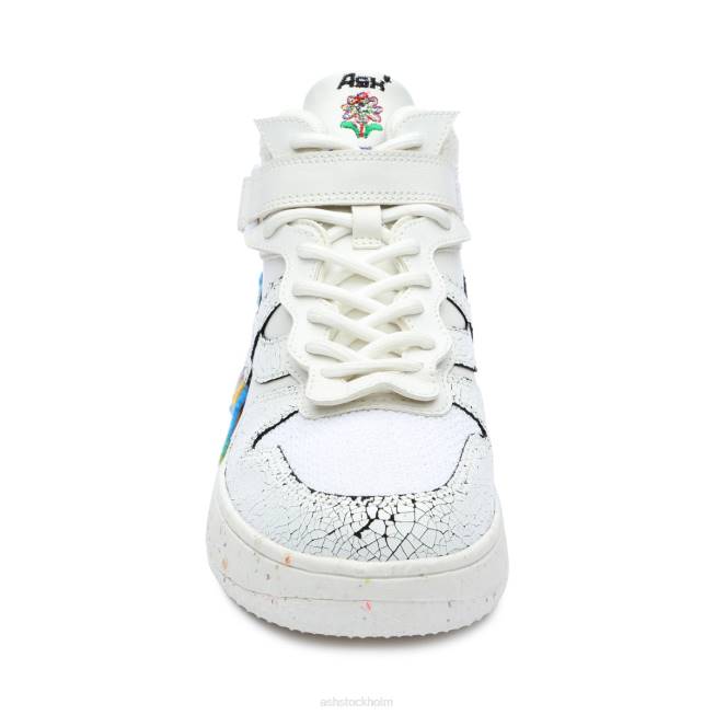 se ASH kvinnor parker rainbow high top sneaker vit/flerfärgad 8XTP16 sneakers