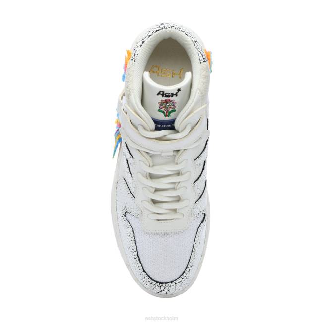se ASH kvinnor parker rainbow high top sneaker vit/flerfärgad 8XTP16 sneakers