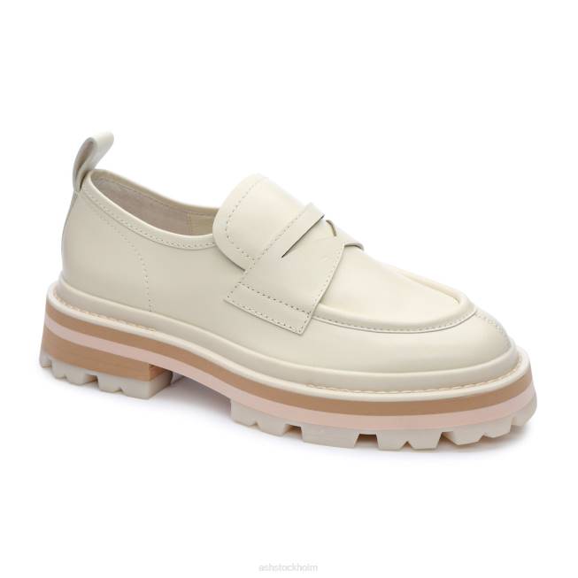 se ASH kvinnor genial bis platform penny loafer talk/svart 8XTP1 loafers