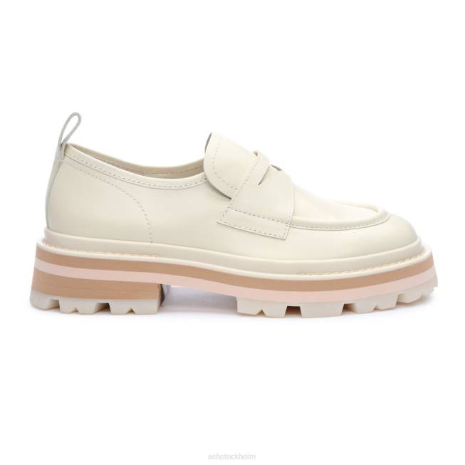 se ASH kvinnor genial bis platform penny loafer talk/svart 8XTP1 loafers