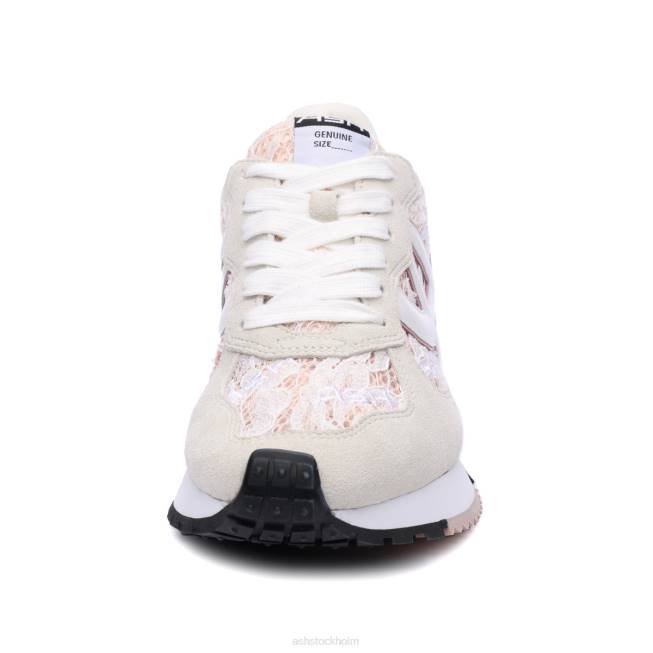 se ASH kvinnor giftig mode sneaker benvit/rosasalt 8XTP20 sneakers