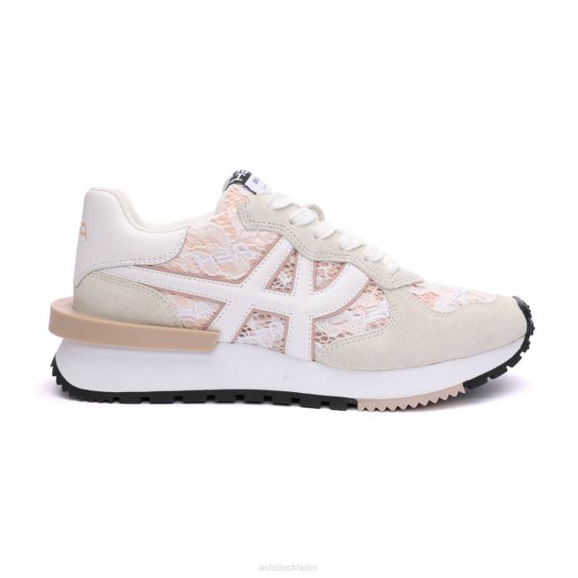 se ASH kvinnor giftig mode sneaker benvit/rosasalt 8XTP20 sneakers