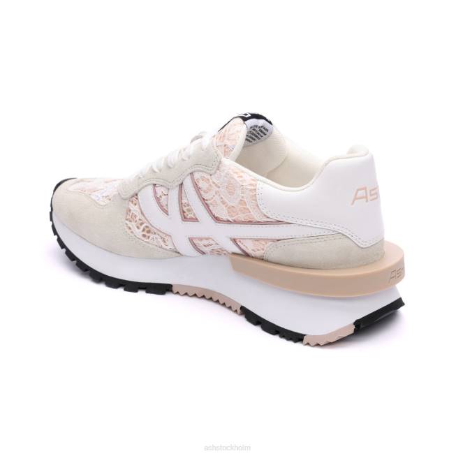 se ASH kvinnor giftig mode sneaker benvit/rosasalt 8XTP20 sneakers