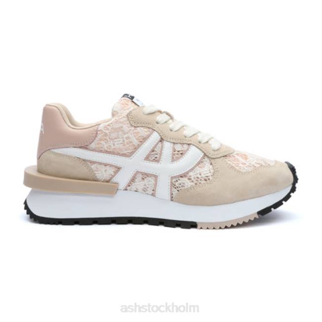 se ASH kvinnor giftig mode sneaker äggnöt/rosasalt/vit 8XTP19 sneakers