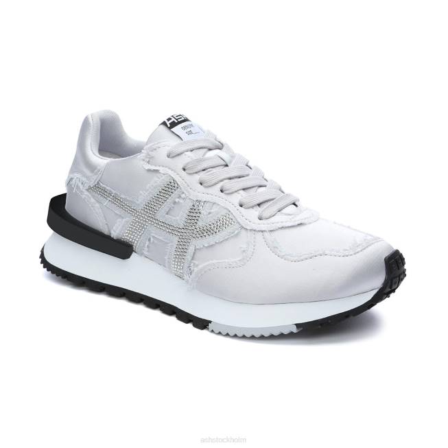 se ASH kvinnor giftig satin mode sneaker silver 8XTP21 sneakers