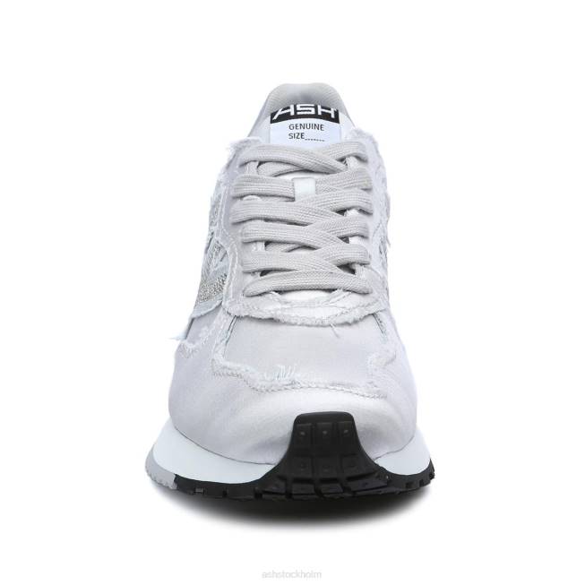 se ASH kvinnor giftig satin mode sneaker silver 8XTP21 sneakers